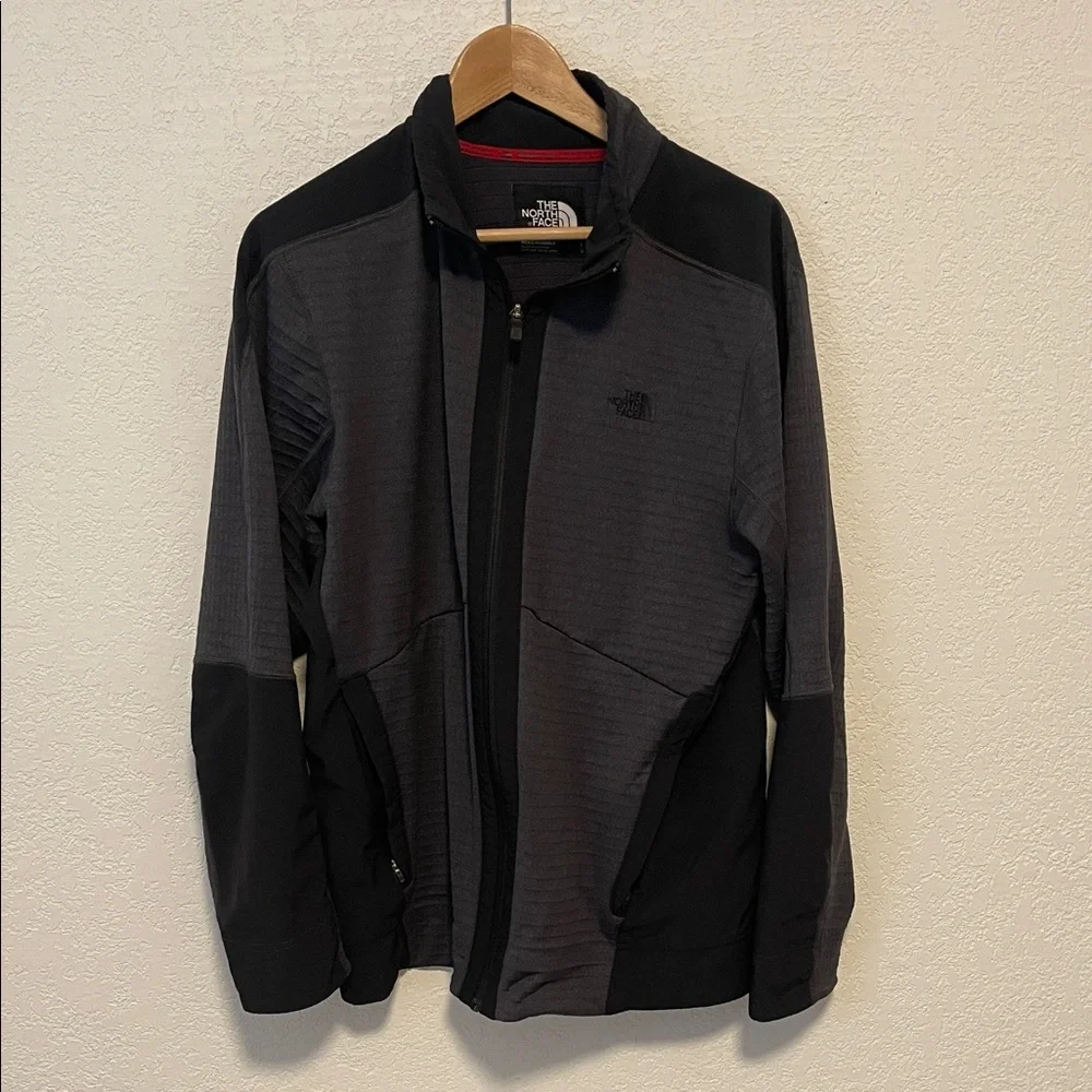 The North Face Men's Gray and Black Mountain Athletics Jacket